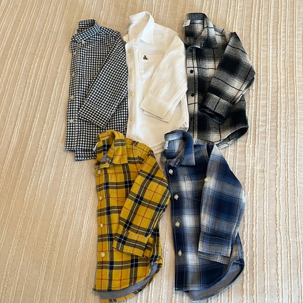 Baby gap button down bundle. Size 3 years